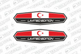 Limited Editon Damla Sticker Türk Bayraklı