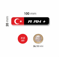 Kan Grubu 3D Sticker Universal