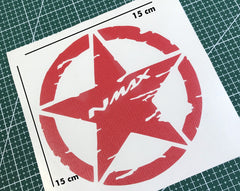 Motosiklet Yıldız Sticker