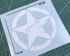 Motosiklet Yıldız Sticker