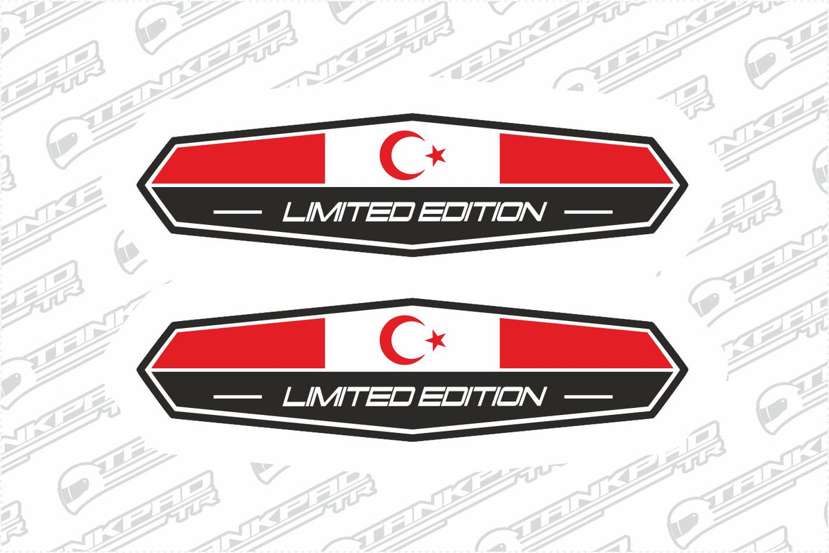 Limited Editon Damla Sticker Türk Bayraklı