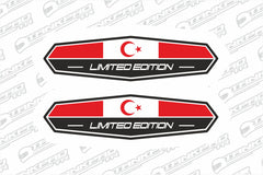 Limited Editon Damla Sticker Türk Bayraklı