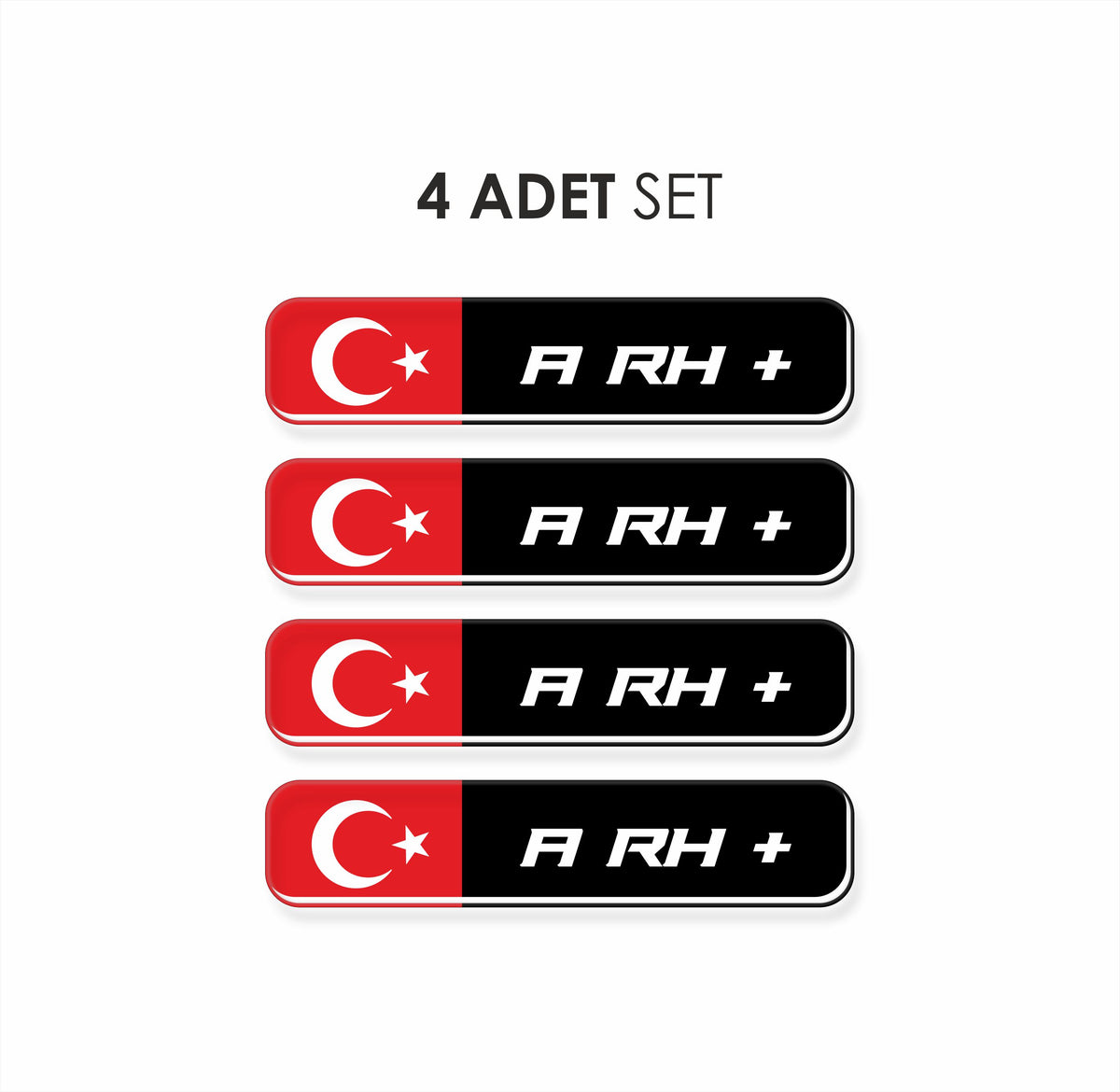 Kan Grubu 3D Sticker Universal