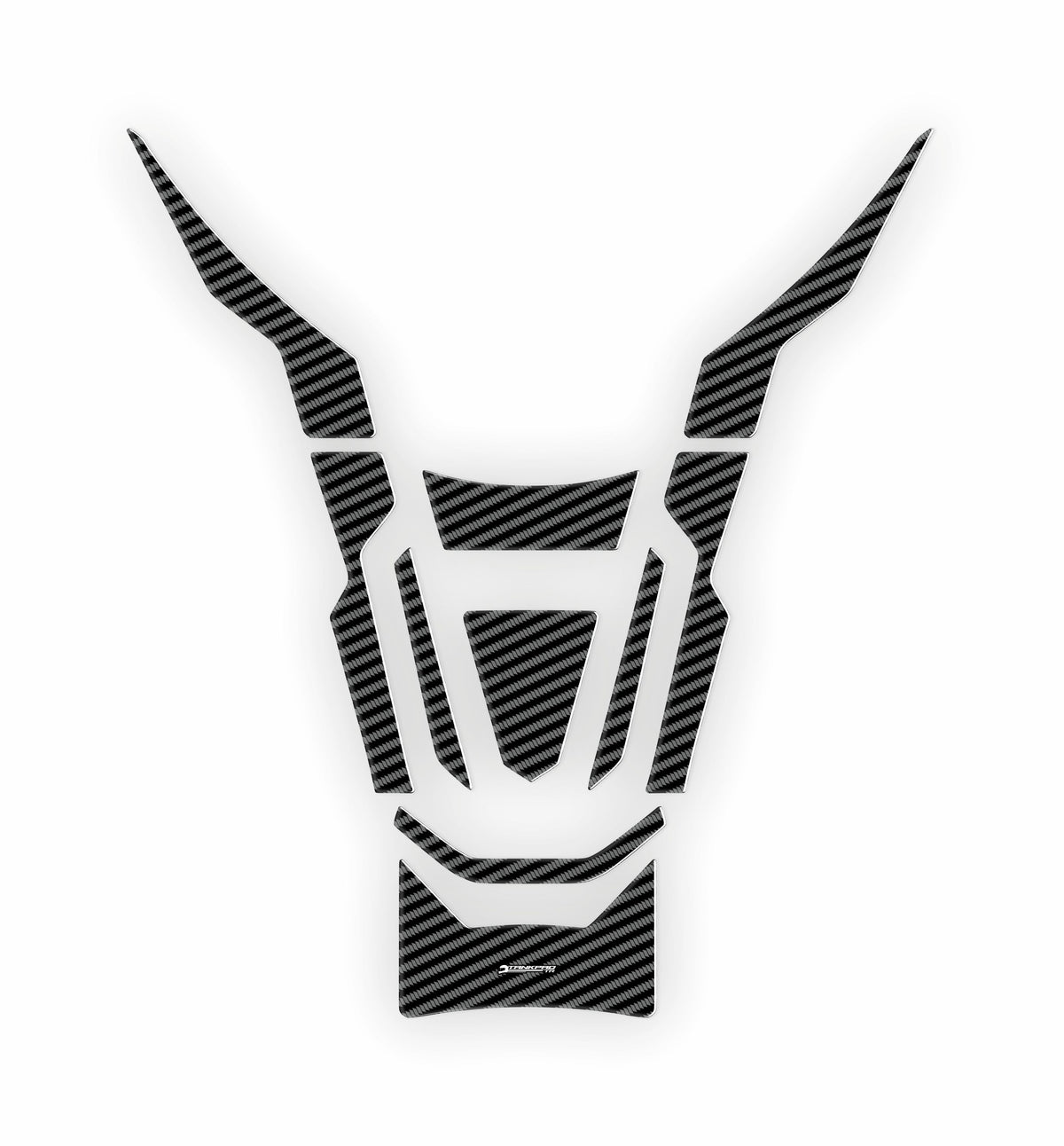 Rks Freccia 150 Tank Pad Set Carbon RKFR25C46